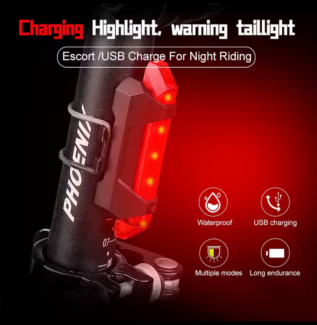 LUZ LED POSTERIOR BICICLETA