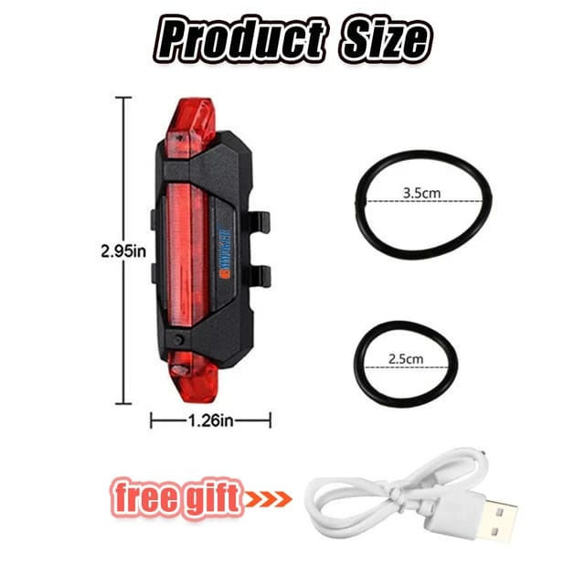 LUZ LED POSTERIOR BICICLETA